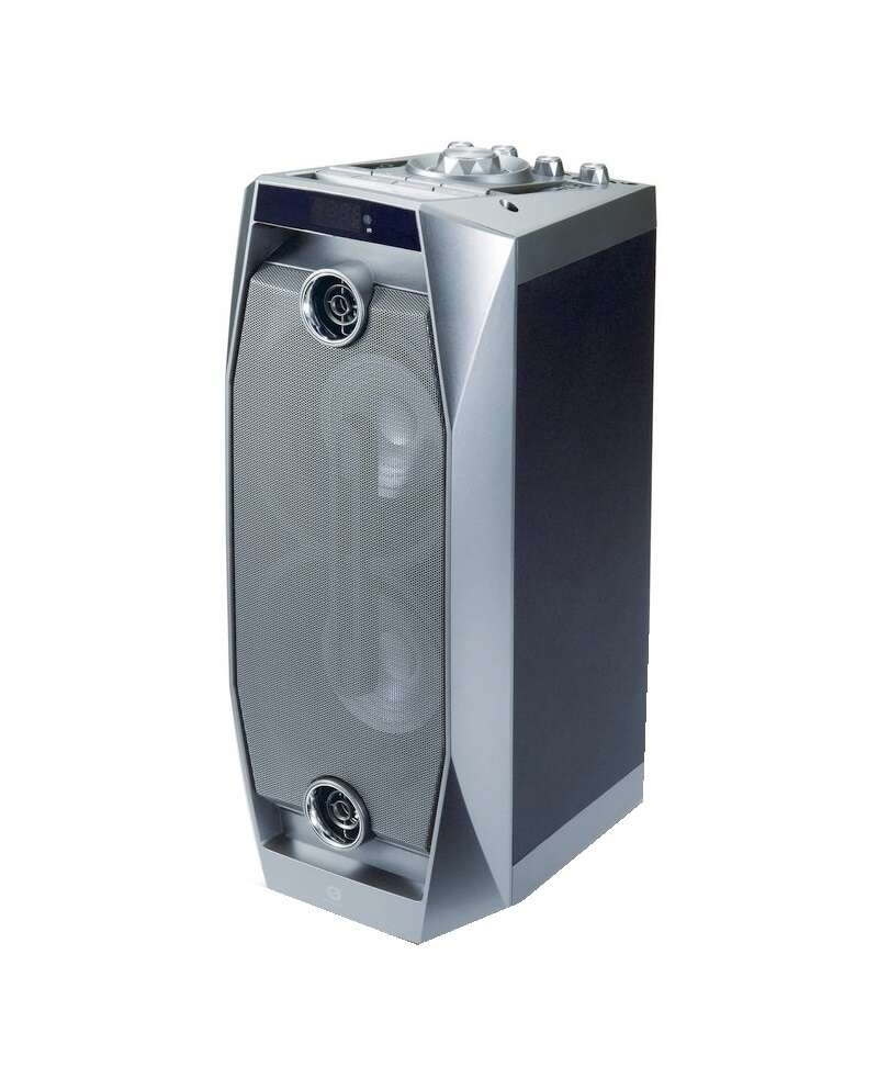 Conceptronic Disco Speaker Bass Altavoz bluetooth 3.0 inalambrico, Conexion USB/MicroSD, Auxiliar Jack de 3.5mm - Mando a Distancia - Incluye Micrófono - 45W