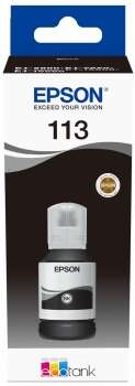Epson 113 Negro - Botella de Tinta Pigmentada Original C13T06B140
