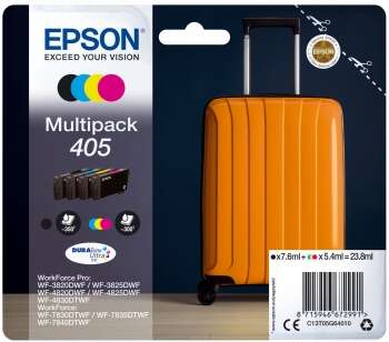 Epson 405 Pack de 4 Cartuchos de Tinta Originales - C13T05G64010