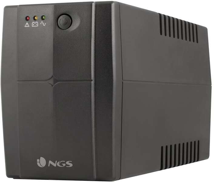 NGS Fortress 900 V2 SAI 600VA UPS 360W - Tecnologia Off Line - 2x Schukos - Proteccion Sobrecargas y Cortocircuitos