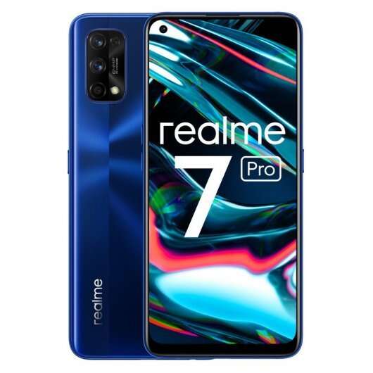 Realme 7 Pro Blue Smartphone Super AMOLED 6.4