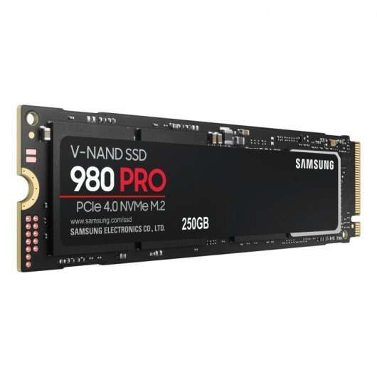 Samsung 980 Pro Disco Duro Solido SSD M2 250GB PCIe 4.0 NVMe