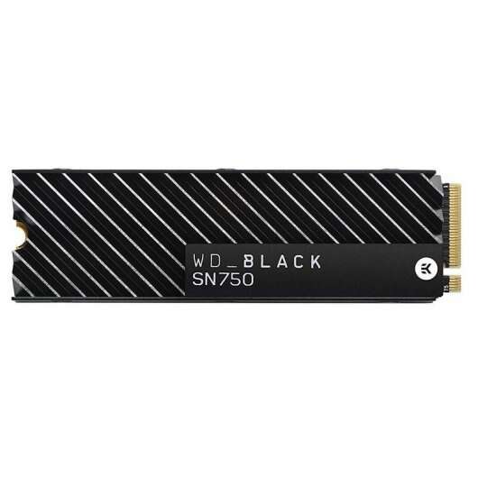 WD Black SN750 Disco Duro Solido SSD 1TB M2 PCIe 3.0 NVMe 3D NAND con Disipador de Calor
